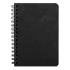 Nomaddict Notatbok Spiral 9x14cm linjer – Sort