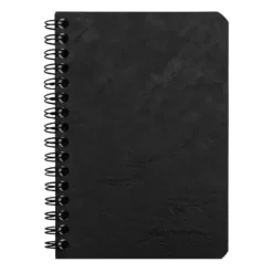 Nomaddict Notatbok Spiral 9x14cm linjer – Sort