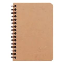 Nomaddict Notatbok Spiral 9x14cm linjer – Brun