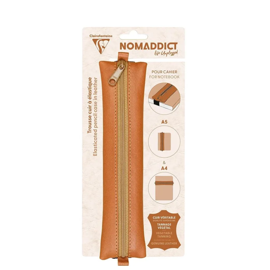 Nomaddict – Skinnpennal for notatbok – Brun