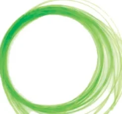 Nylonsene – 0,5mm 110cm – 5stk – Limegrønn
