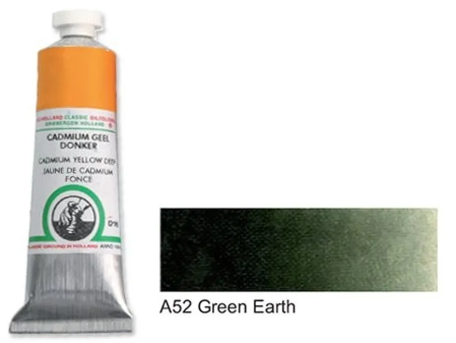 Old Holland 40ml, A52 Green Earth
