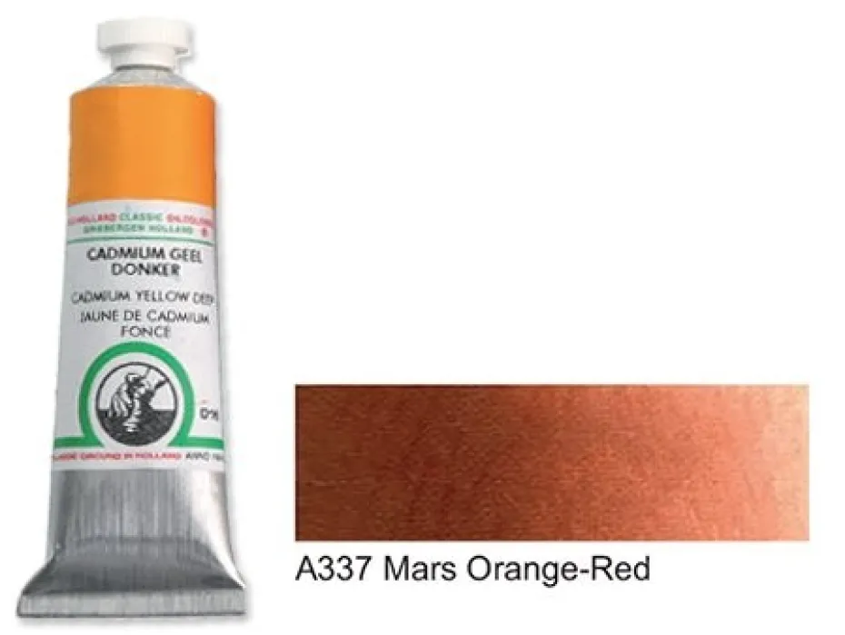 Old Holland 40ml, A337 Mars Orange Red
