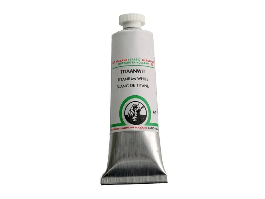 Old Holland 40ml, A1 Titaniumwhite