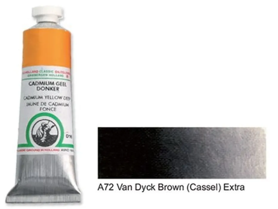 Old Holland 40ml, A72 Van Dyck Brown (Cassel) Extra