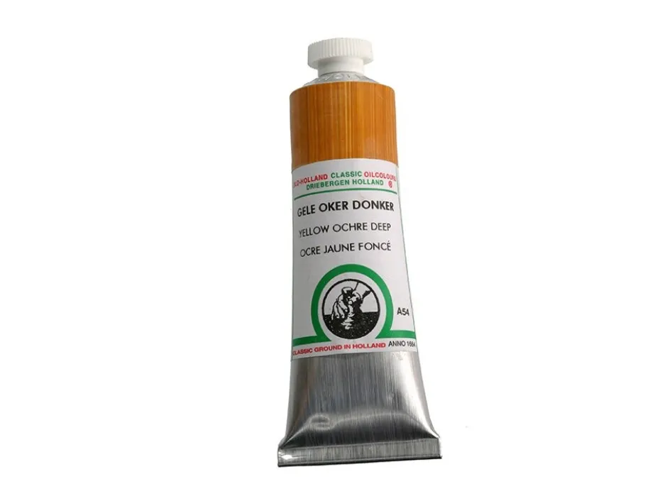 Old Holland 40ml, A54 Yellow Ochre Deep