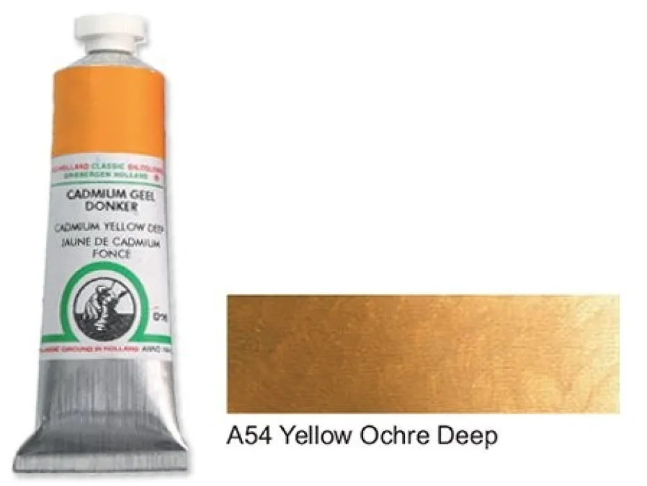 Old Holland 40ml, A54 Yellow Ochre Deep