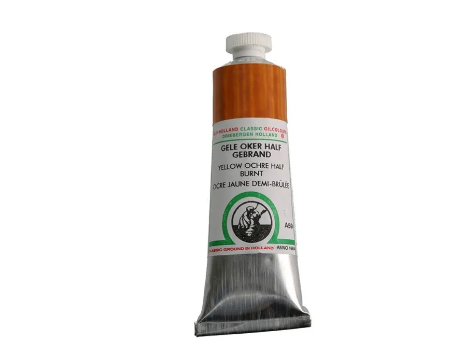 Old Holland 40ml, A59 Yellow Ochre Half Burnt