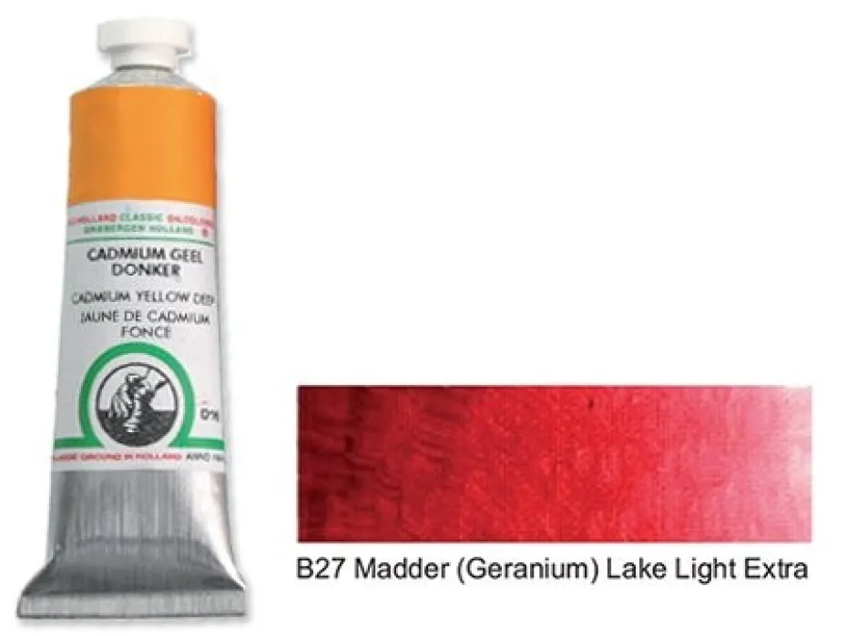 Old Holland 40ml, B27 Madder (Geranium) lake Light Extra