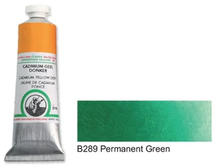 Old Holland 40ml, B289 Permanent Green