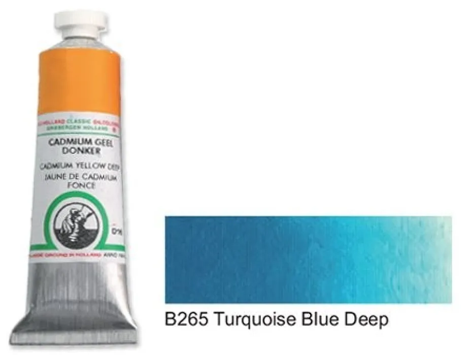 Old Holland 40ml, B265 Turquoise Blue Deep
