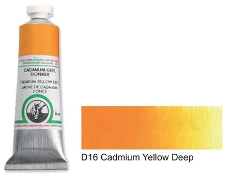 Old Holland 40ml, D16 Cadmium Yellow Deep