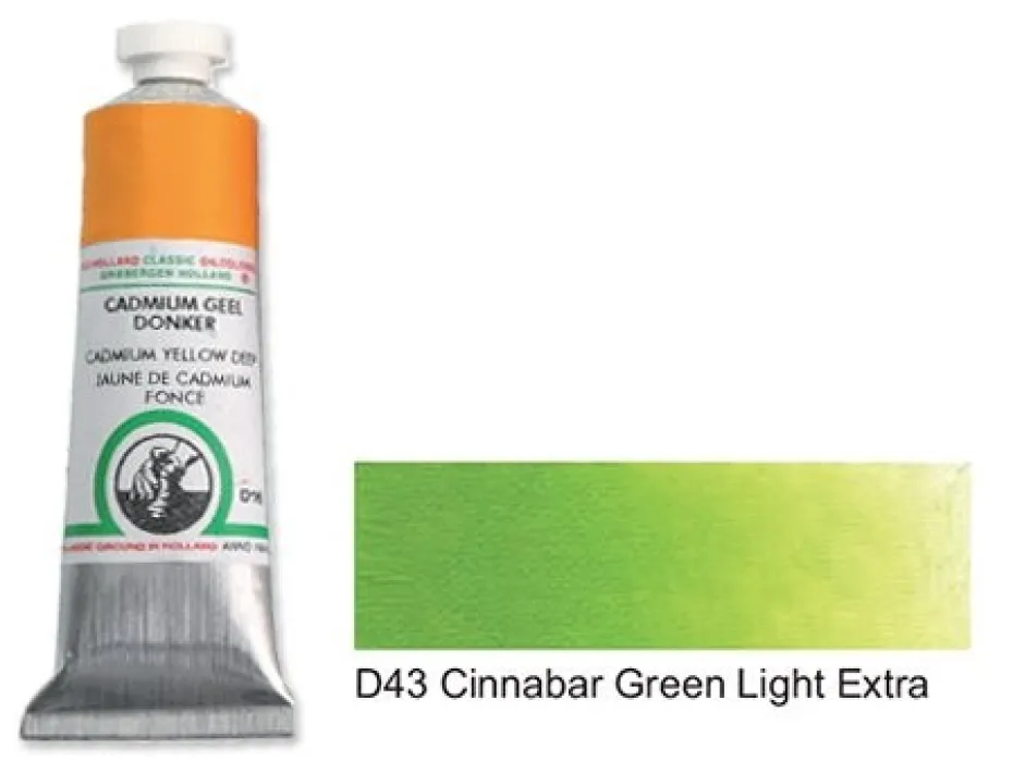 Old Holland 40ml, D43 Cinnabar Green Light Extra