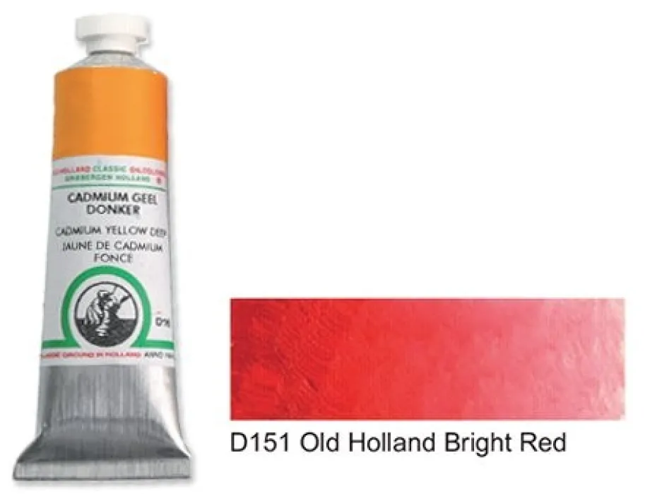 Old Holland 40ml, D151 Old Holland Bright red