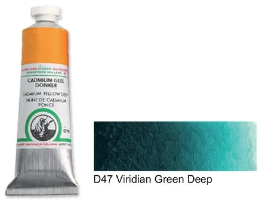 Old Holland 40ml, D47 Viridian Green Deep
