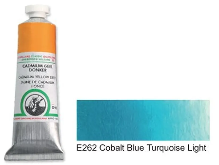 Old Holland 40ml, E262 Cobalt Blue Turquoise Light