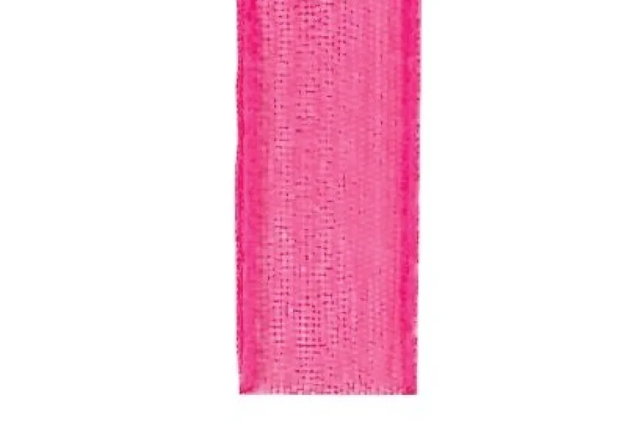 Organza bånd 6mm – 02 Frisk rosa – 10m