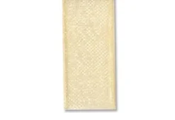 Organza bånd 10mm – 10 Krem – 10m