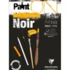 PaintON Mix Media Papirblokk Black – 20ark 250g – A4