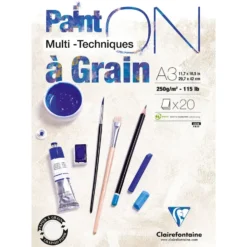 PaintON Mix Media Papirblokk Struktur – 20ark 250g – A3