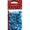Paljetter Cup – 6mm 8g – Glitter turkis