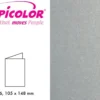 Papicolor Doble kort A6 – 334 Metallic Silver – 6stk