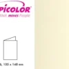 Papicolor Doble kort A6 – 331 Metallic Ivory – 6stk