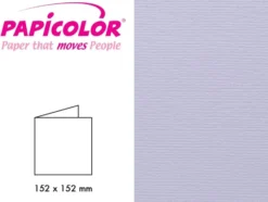 Papicolor Doble kort 152x152mm – 937 Lys lilla – 6stk
