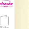 Papicolor Doble kort 152x152mm – 331 Metallic Ivory – 6stk
