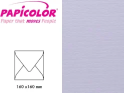Papicolor Konvolutt 160x160mm – 937 Lys lilla – 6stk