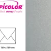 Papicolor Konvolutt 160x160mm – 334 Metallic Sølv – 6stk