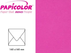 Papicolor Konvolutt 160x160mm – 912 Rosa – 6stk