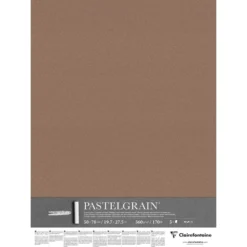 Pastelgrain Pastellpapir – 50x70cm 5ark 360g – Brown