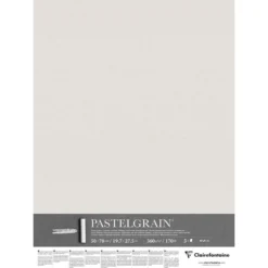 Pastelgrain Pastellpapir – 50x70cm 5ark 360g – Light grey