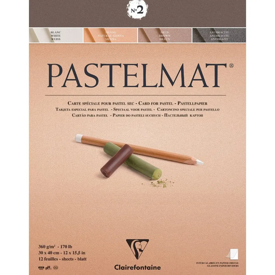Pastelmat Pastellblokk – 30x40cm 12ark 360g – No 2