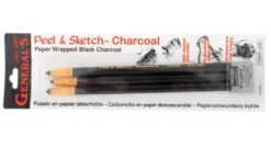 Peel and Sketch Charcoal – 3ass + knetgummi