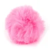 Pelsdusk til lue – Imitasjon – 8cm – Rosa