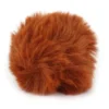 Pelsdusk til lue – Imitasjon – 8cm – Lys brun