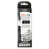 Pentel Pointliner – Sett med 5 stk Fineliner – Sort