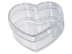 Plastboks hjerte 1stk – 85x40mm