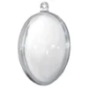 Plastegg delbart transparent 5stk – 100mm