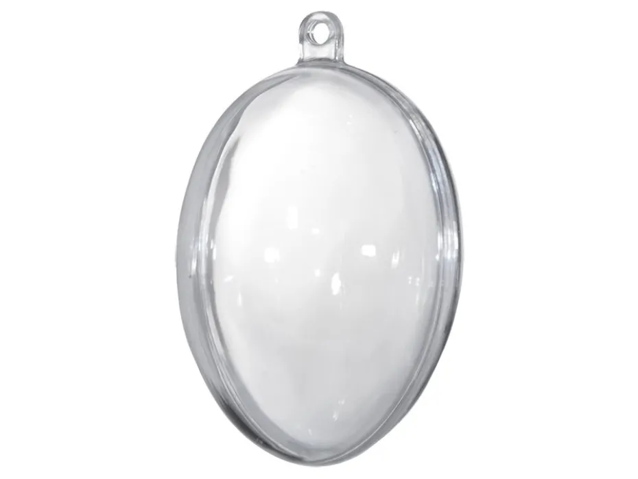 Plastegg delbart transparent 5stk – 100mm