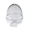 Plastegg delbart transparent 5stk 90x70mm