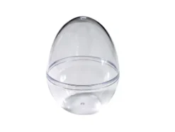 Plastegg delbart transparent 5stk 90x70mm