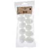 Plastegg – 45mm – Hvit – 10stk