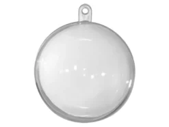 Plastkule transparent 5stk – 100mm