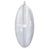 Plastmedallion transparent 5stk – 70mm