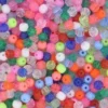 Plastperler 50g – Melon 8mm