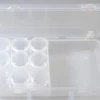 Plastskrin 2 rom /9 runde bokser