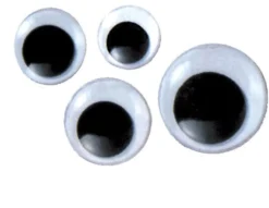 Plastøyne lime – 10mm – 24stk